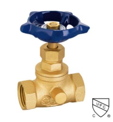 Válvula de puerta de corte de latón 3/8&quot;-4&quot; Válvulas de corte de latón para pulir la superficie de plástico