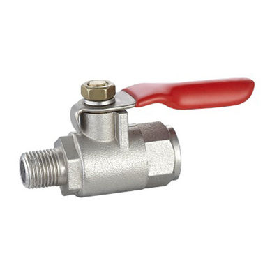 Válvula de bolas manual masculina de latón mini motorizada / Válvula de bolas general mini