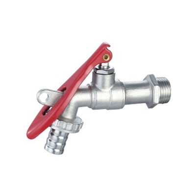 Válvula de bolas de bibcock de agua general PN16 de latón / zinc estándar ANSI