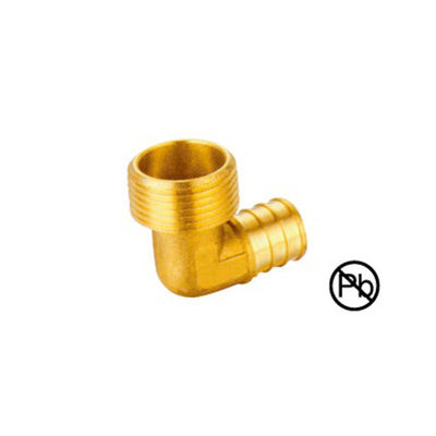 Conector de tubería de agua Plomería de hilo masculino Tubo de latón Adaptado a medida Precisión hecha