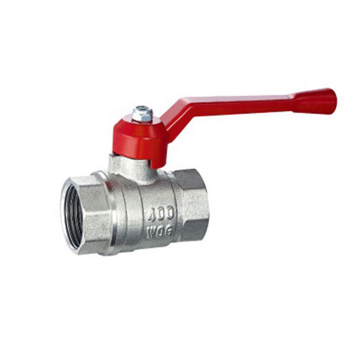 NPT BSP Thread Brass Copper Ball Valve Water Brass Valve Female Materiales industriales SS Conector de metal