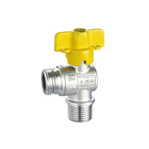 HPb59-1 Cuerpo de hilo de plomo válvula de bolas de latón macho de hilo de gas de agua manual SS para conexiones de tuberías
