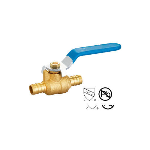 de alta calidad de revestimiento plano o bronce Pex X 3/8 "-1" válvula de bola Pex con drenaje 600WOG latón
