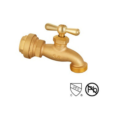 Las válvulas de bolas de corte rápidas conectadas de latón para agua con manguera de aleación de zinc